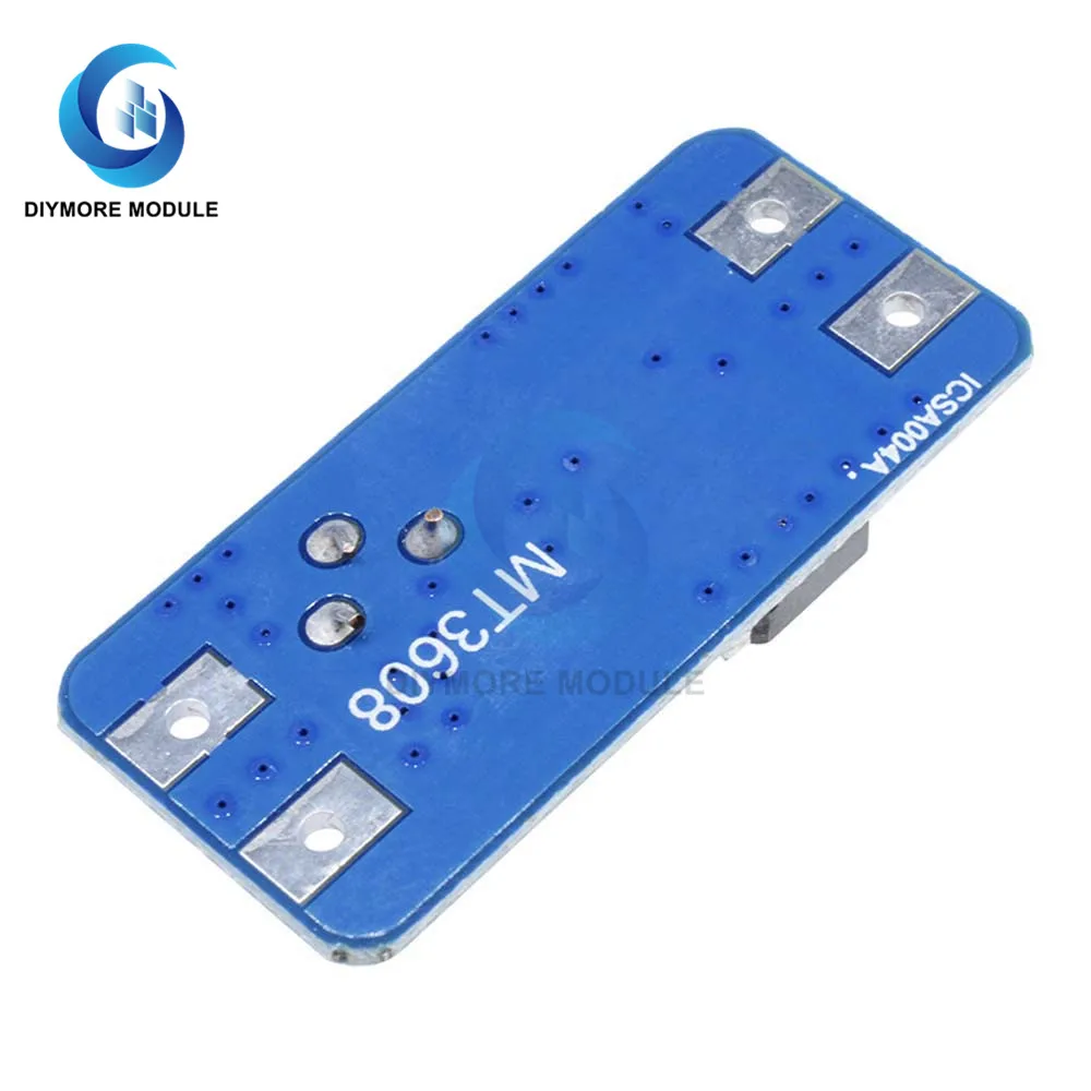 Модуль источника питания MT3608 2A телефон с повышением яркости 2 24 В до 5 9 12 28 в плата