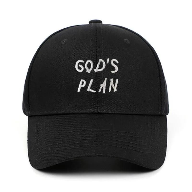 GOD'S PLAN бейсбольная кепка для женщин хлопковая Кепка с вышивкой Snapback уличная хип