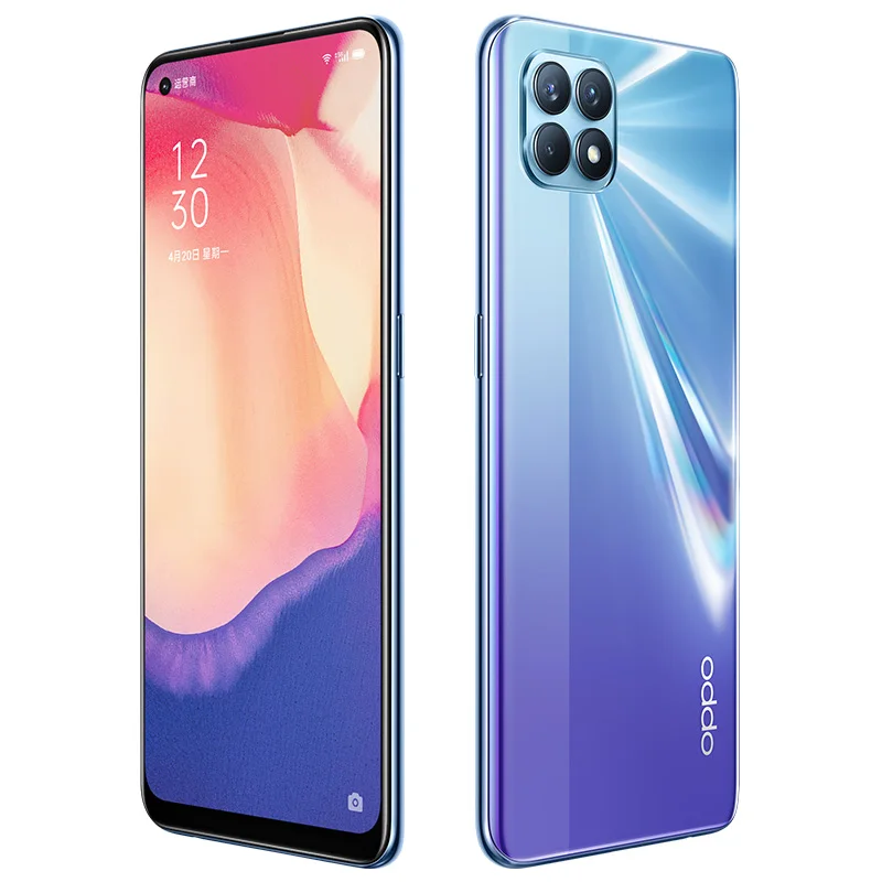 Оригинальное суперзарядное устройство Oppo Reno 4 SE Φ 720 Мп + 10 0 6 43 Mediatek Android &quotAMOLED 60 Гц