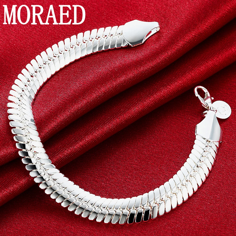 

Браслет-цепочка из серебра 925 пробы, 10 мм