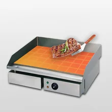 Commercial Electric Griddle Instant Hot Teppanyaki Fried Rice Squid Grilled Cold Noodles Hand Cake Machine Quickly Heat Up