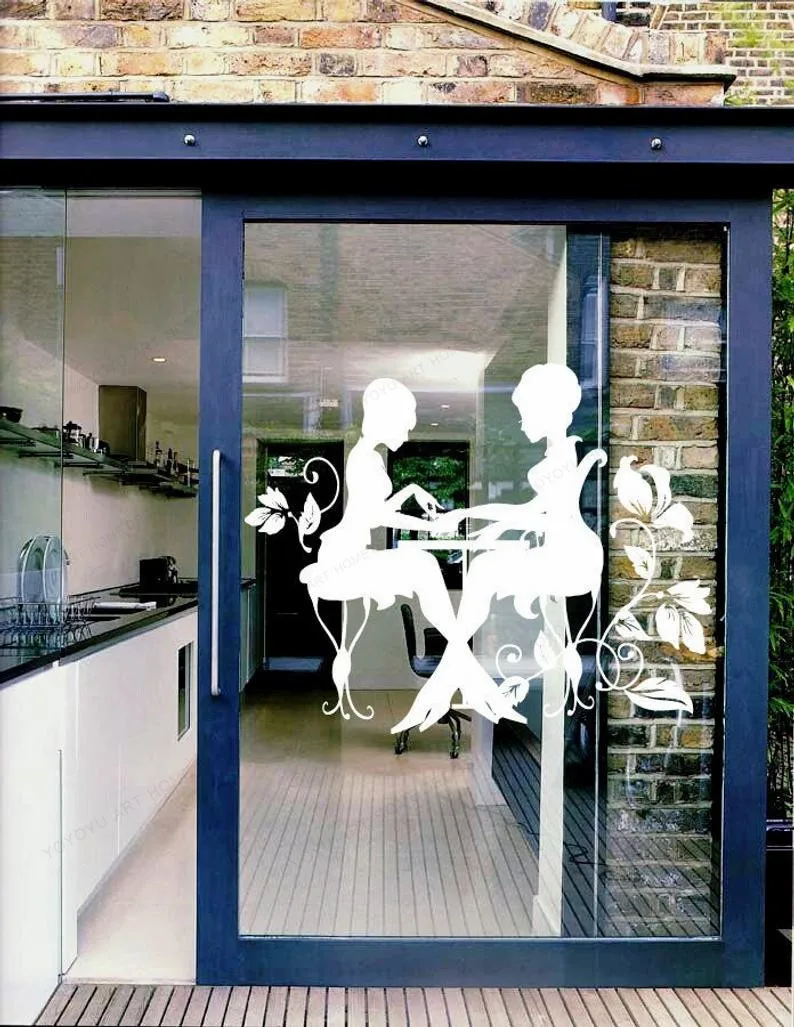 

Nail Salon Wall Decal Manicure Pedicure Window Sticker Beauty Salon Wall Decor removable art mural JH46