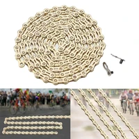 mtb mountain road bike bicycle cycling 10 speed 116 link hollow out steel chain bike mountain road bike chain link bike chain li