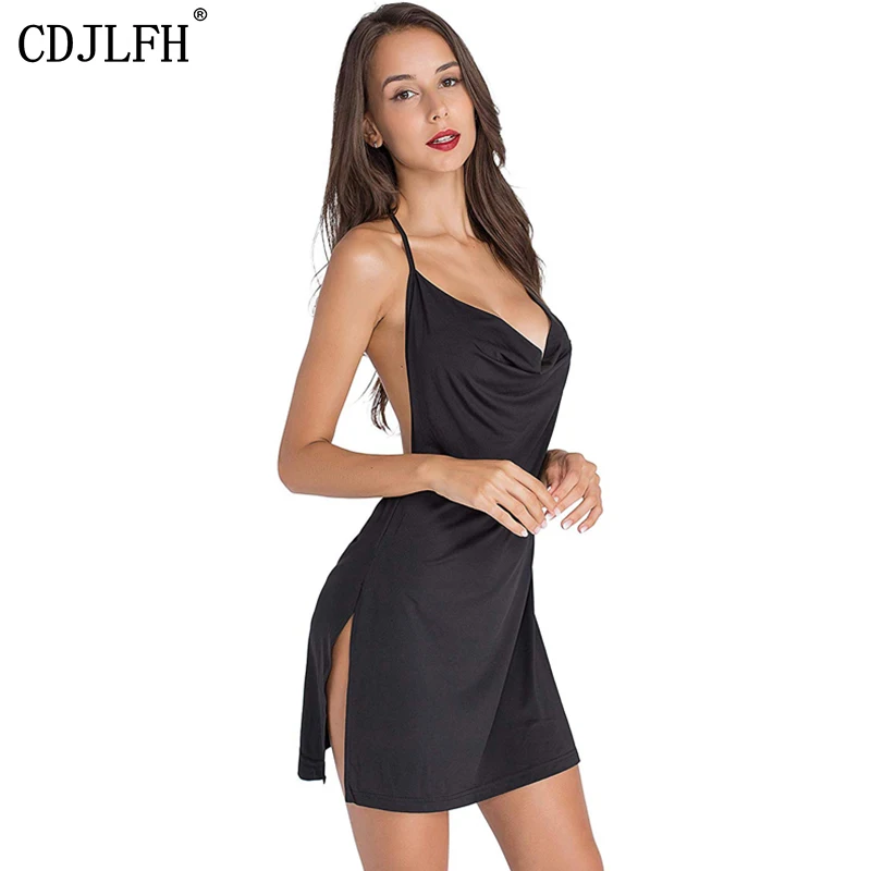 Модное платье CDJLFH женские вечерние Клубные облегающие платья без рукавов летнее