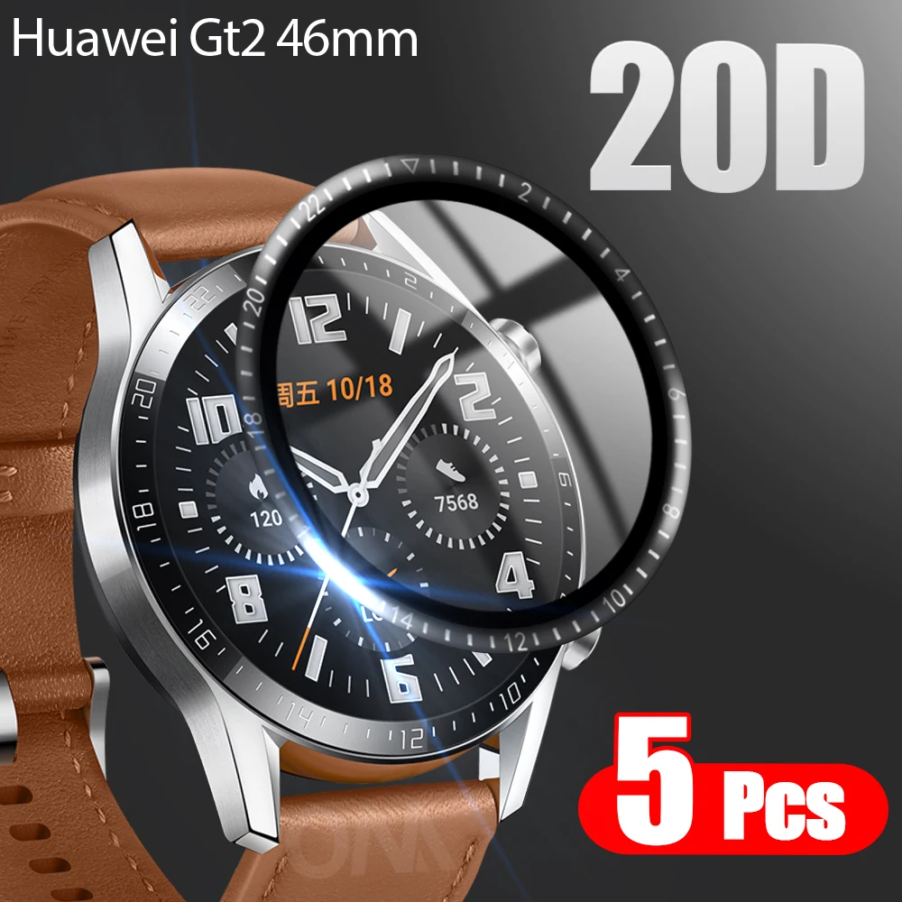 

Защитная пленка 20D с закругленными краями для Huawei Watch GT2 GT 2 46 мм, мягкая Спортивная Защита экрана для смарт-часов, аксессуары (не стекло)