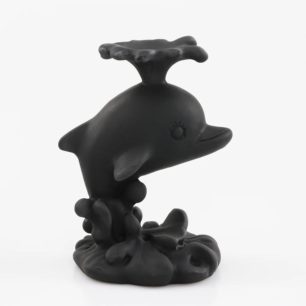 Полимерная Статуэтка дельфина подставка для дисплея Хрустальное стекло