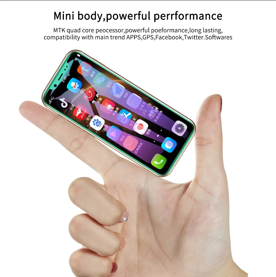K-touch I9 супер мини мобильный телефон 3," маленький Android смартфон Face ID Android 6,0 4G четырехъядерный 2 Гб 16 Гб Play Store