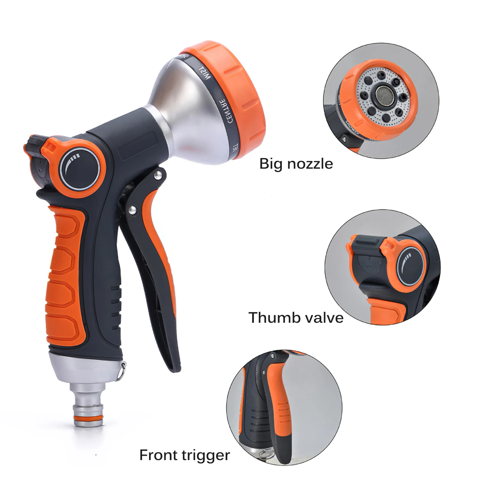 

Насадка для водяного пистолета для дома и сада, садовый распылитель для мойки машины, двора