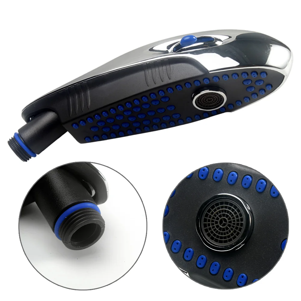 

Dolphin Shaped Electroplated Sprayer Easy Install Home Modern ABS Big Rain Bathroom Accessories Handheld Shower Head