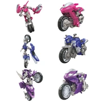 hasbro genuine transformers toys ss52 the three sisters of arcee anime action figure deformation robot toys for boys kids gift