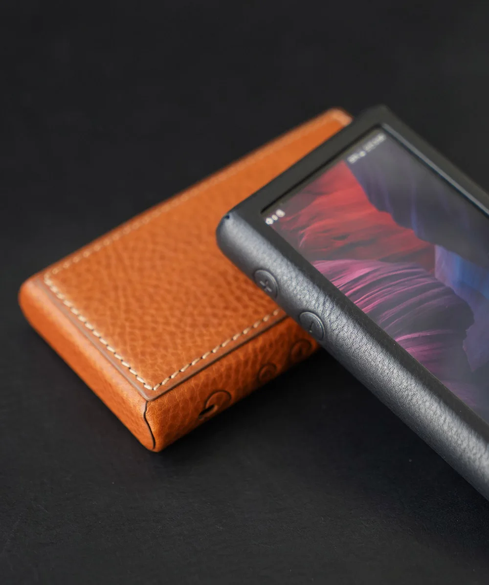 Кожаный чехол HiBy Dignis для R5/R5 SABER Music Player MP3 (коричневый/черный) | Электроника