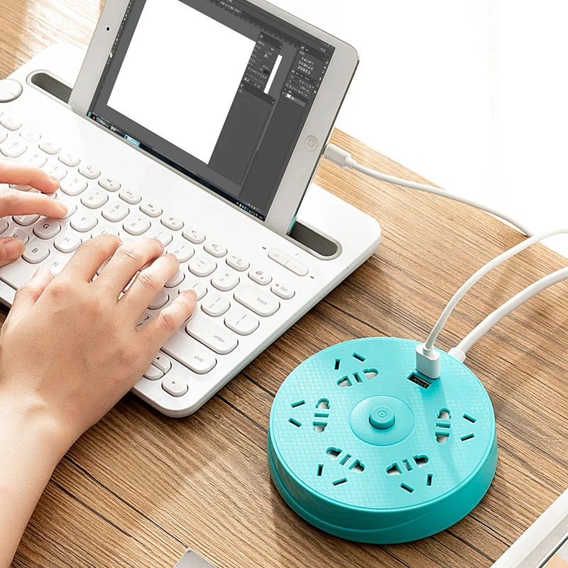 Многофункциональный диск с поддержкой кабеля разъем для дома защита от молнии