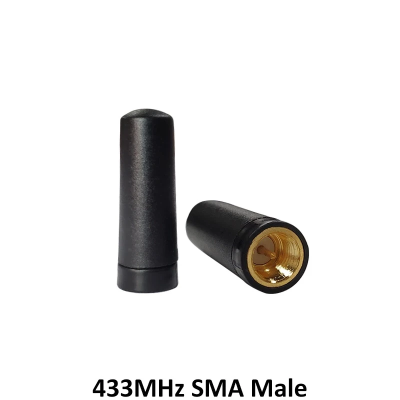 

433 MHz Antenna 2.15dBi SMA Male Connector Mini Size 433MHz IOT antena directional antenne for wireless Lorawan watermeter