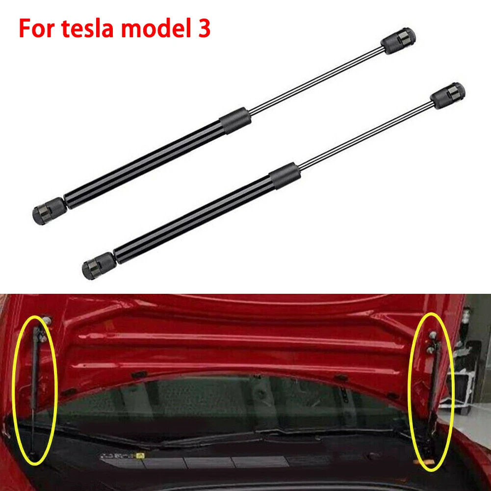 

2Pcs Car Refit Bonnet Hood Cover Gas Shock Absorber Lift Strut Bars Support Rod Hydraulic Rod for Tesla Model 3