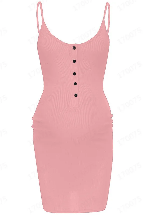 

2019 Sunken Stripe Front in Button Pregnant WOMEN'S Dress