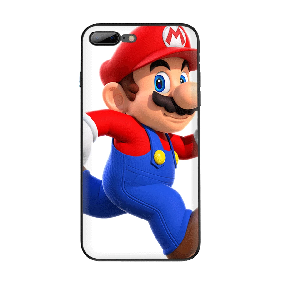 Чехол для iPhone 7 8 6 6s Plus 11 Pro XR X XS Max Роскошный чехол Супер Марио bros 3 милый | Мобильные