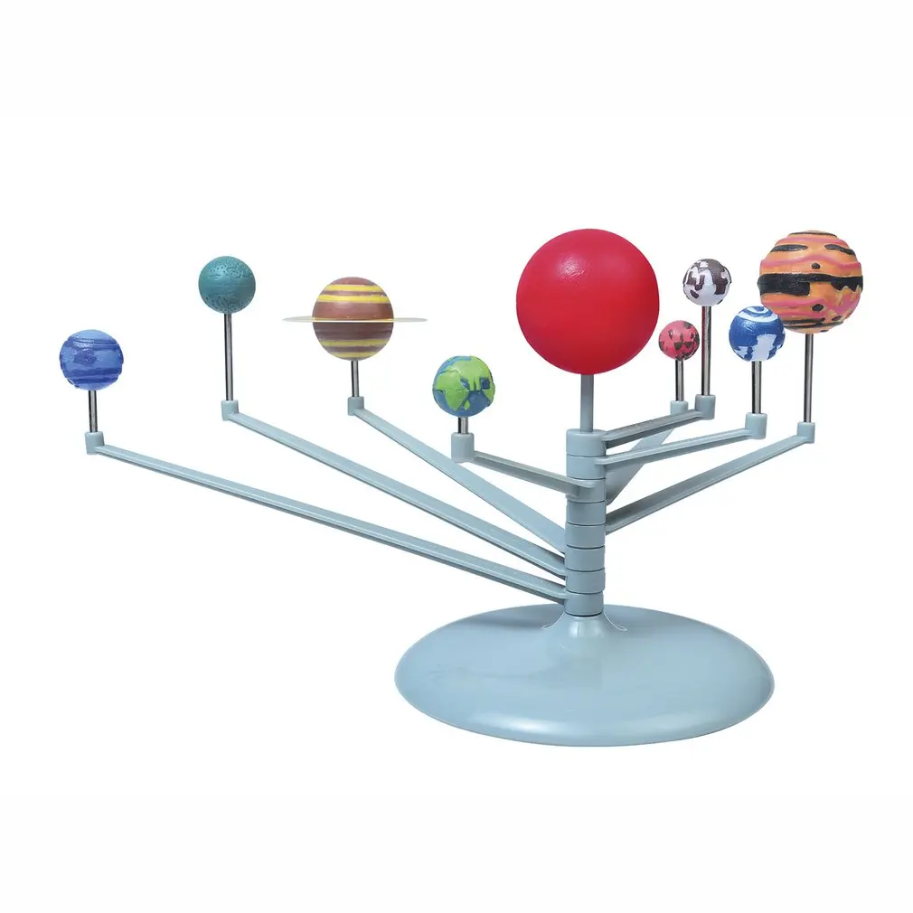 

DIY Nine Planets Puzzle Assembly Toy DIY Self-assembled Toy Scientific Experiment Equipment Set DIY Toys