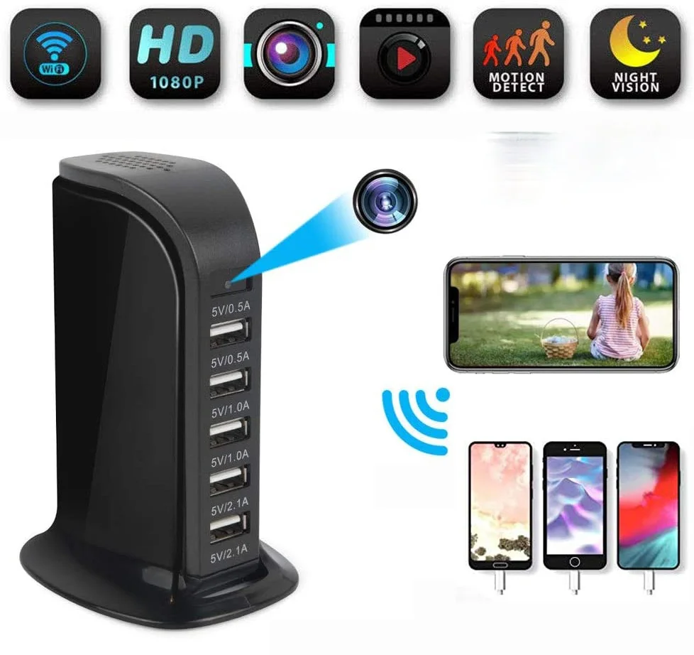 

Mini Camera 4K WIFI 1080P IP Camera Wireless Security Camera USB Wall Charger Baby Camera Monitor Camcorder for Smart Home