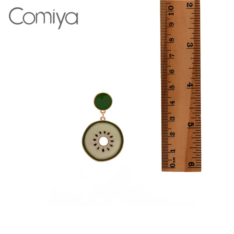 Серьги-подвески женские Comiya из цинкового сплава длинные золотого цвета кулон в