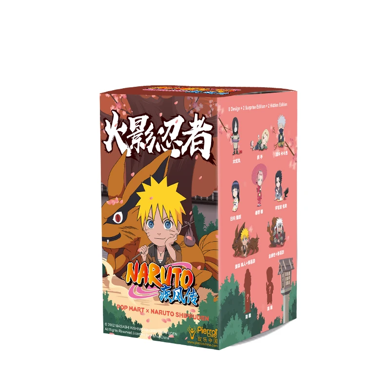Подлинная серия POPMART Ninja Shippuden глухая коробка популярная кукла ручной компьютер