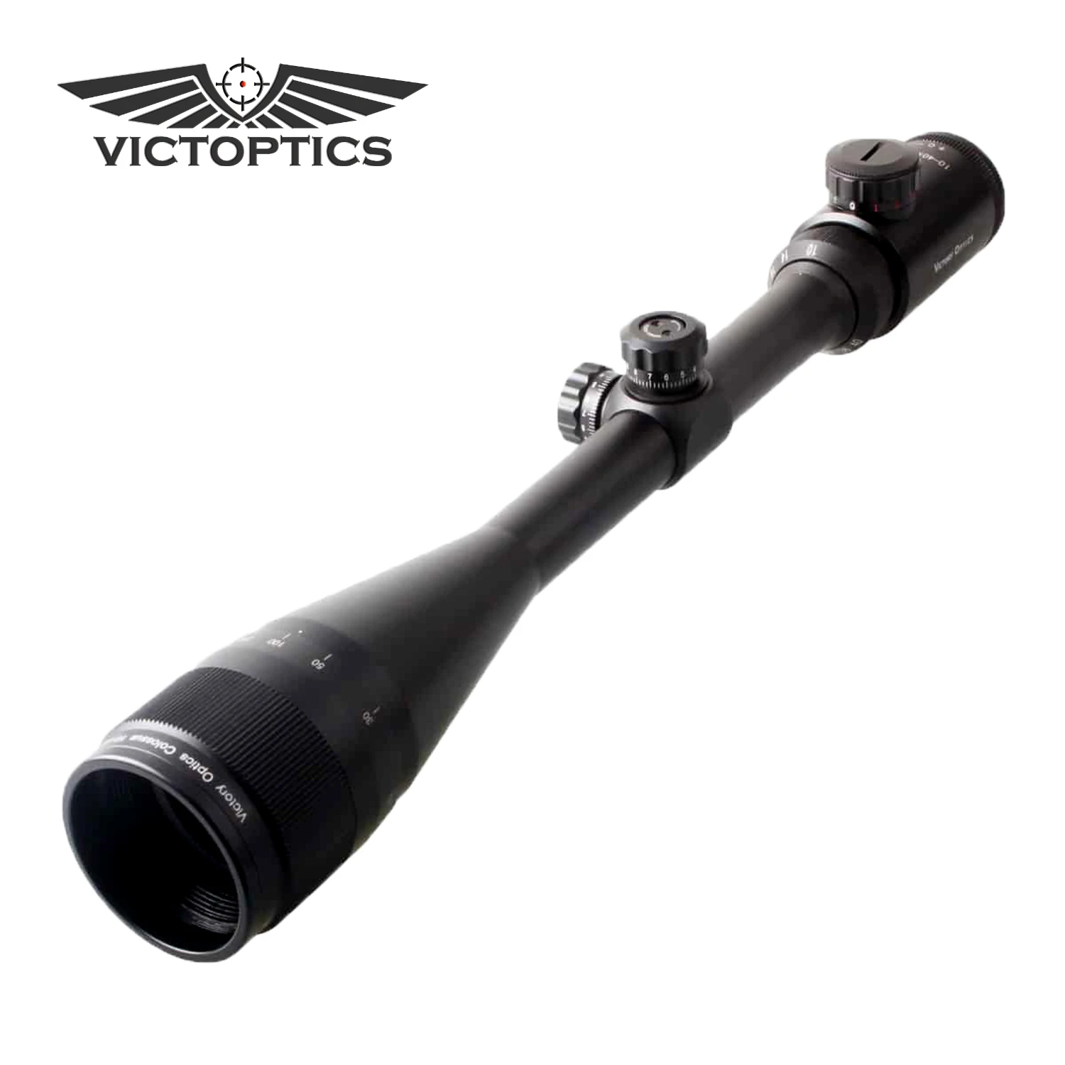 Victoptics 10 40x50 AOE 1/8 MOA 25 4 мм одна дюймовая трубка мин Фокус Yds дальномер сетка