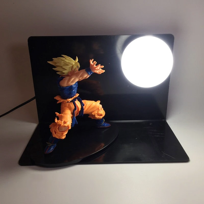 Супер Kamehameha лампа Dragon Ball Z ночник бомбы фигурки животных игрушка DBZ шар для