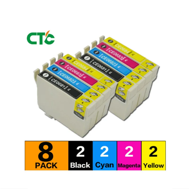 8X T0681 T0684 68 69 T0691 T0694 cartucho de Ink совместимый с ручкой obra NX215 NX300 NX305 NX400 NX415 NX510 NX515