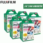 Пленка Fujifilm Instax Mini 10, 20, 30, 40, 50, 60, 100 листов, 3 дюйма, для мгновенной фотокамеры mini 9 Polaroid FUJI Mini 9, 8, 7s, 70, 90