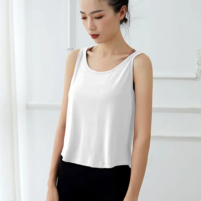 2021 однотонные Фитнес Для женщин дышащий Топ для занятий йогой тренажерный зал