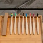 10 шт., детские бамбуковые зубные щётки с мягкой щетиной