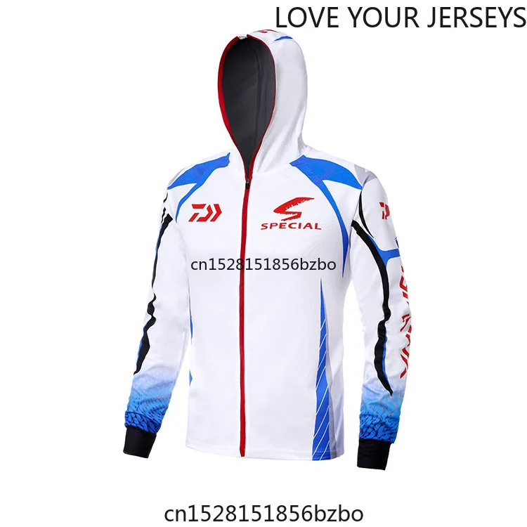 

DAIWA Hoodies Fishing Clothing Long Sleeve Outdoor Breathable Fishing Shirts Anti UV Quick Dry Cycling Hiking Clothes Camisas