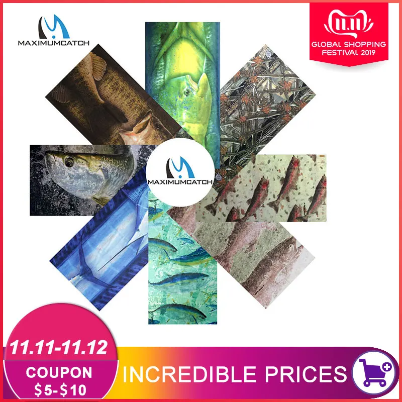 Maximumcatch 8 шт. головной убор для ловли нахлыстом шарф рыболовная головная повязка