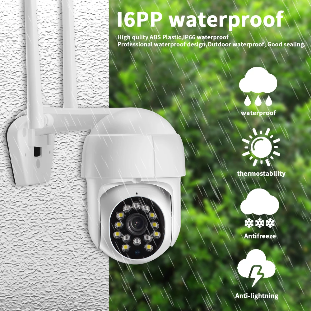 HD1080P Мини Смарт PTZ Wi-Fi Камера ONVIF Беспроводной IP 4xdigital зум Автоматическое