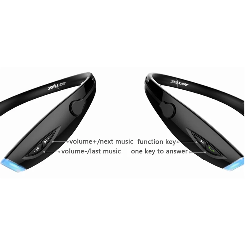 Оригинальная Спортивная Bluetooth-гарнитура Zealot H1 стерео 4 0 универсальные
