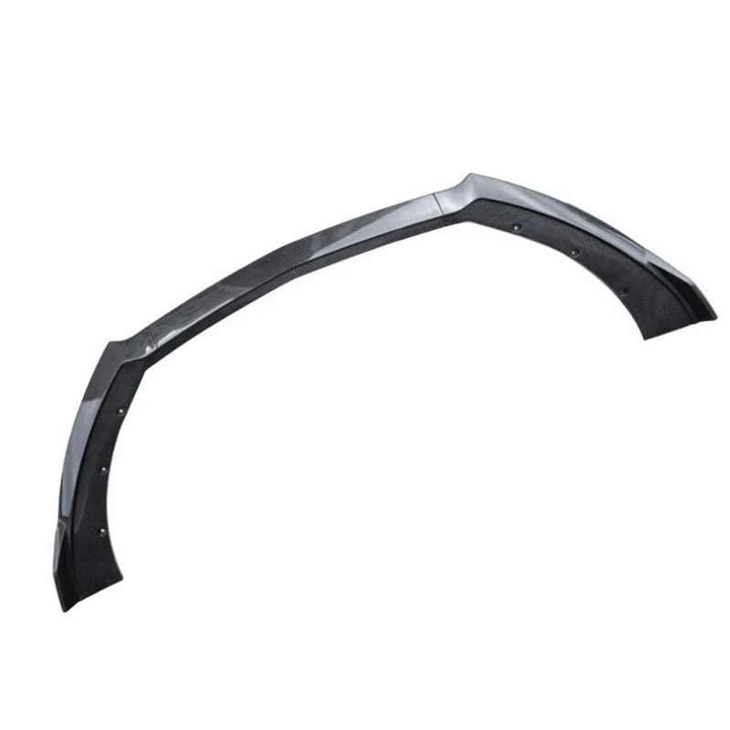 

New 3 Pcs Car Front Bumper Lip Chin Spoiler Splitters Diffuser Body Kits For Ford For Mustang 2015 2016 2017 Black ABS