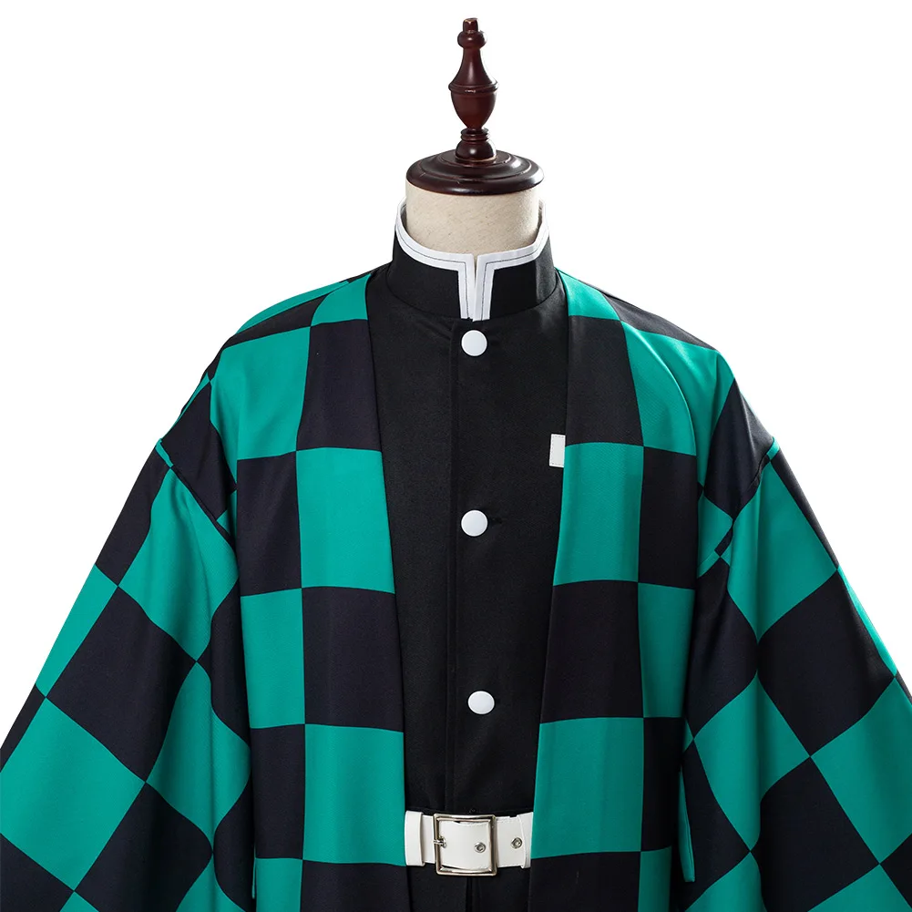 Костюм для косплея кимоно из аниме рассекающий демонов | Тематическая одежда и