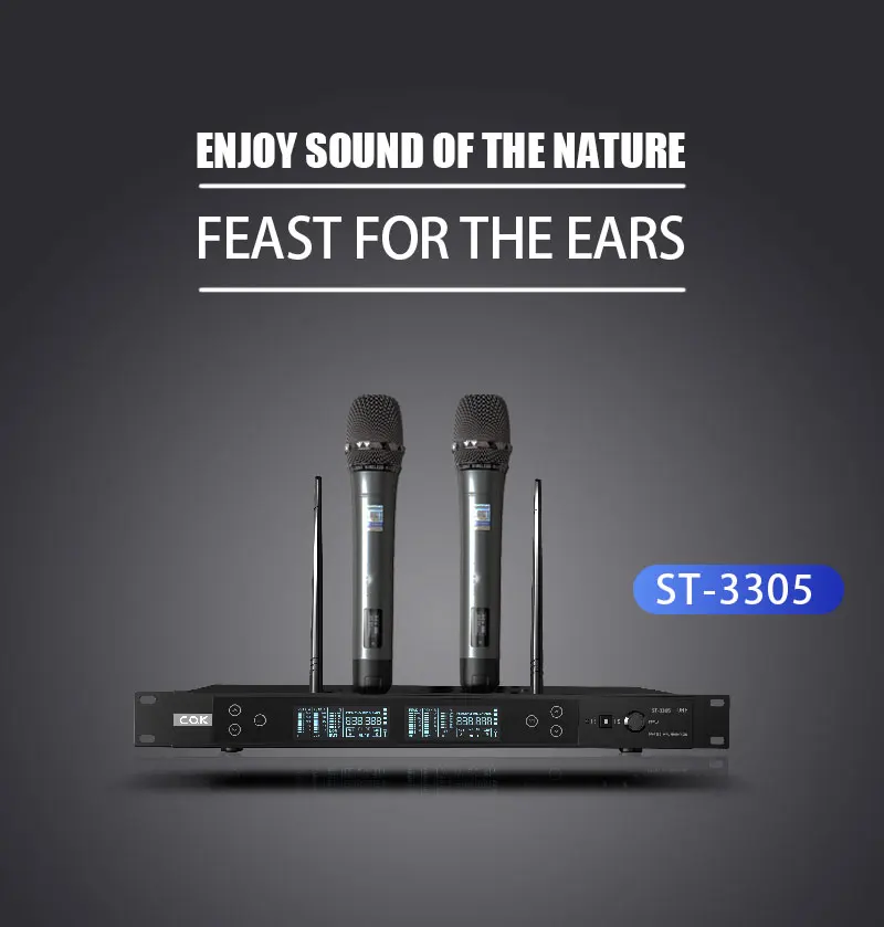 구매 최고의 UHF 무선 핸드 헬드 다이나믹 마이크 KTV 가라오케 교실 회의용