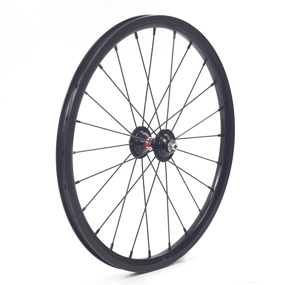 front novatec only Silverock литые диски 1" 1 3/8" 349 в обод тормоза 24H 8-11s 74 мм 130 м для FNHON GUST складной велосипед городской Clincher велосипедные колеса - Color: front novatec only