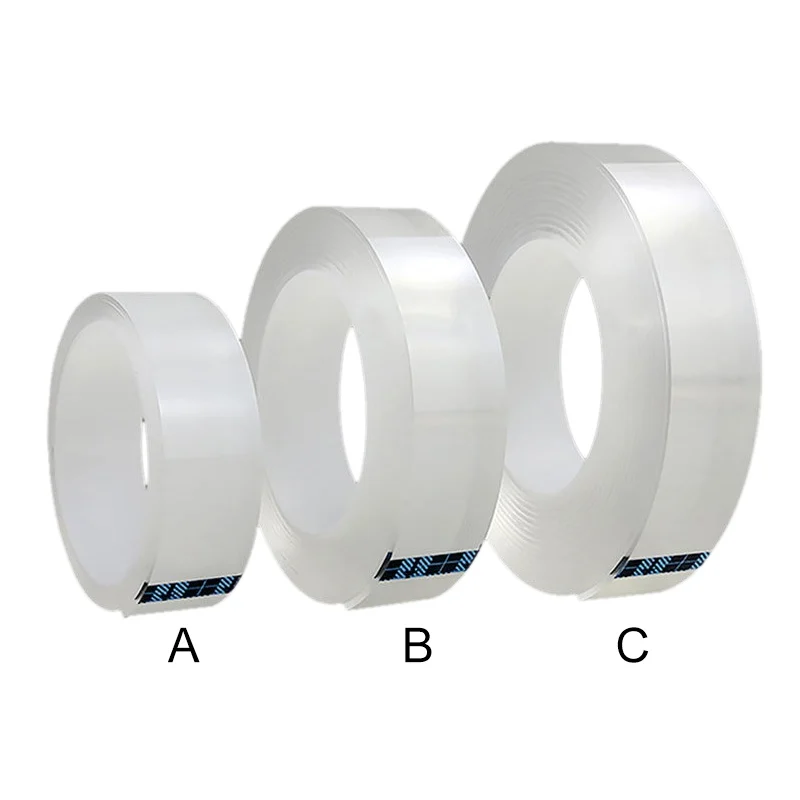 

1/3/5 м прозрачная многофункциональная нано-лента без следов моющиеся клейкие прокладки для геля двусторонние Нескользящие съемные липкие п...