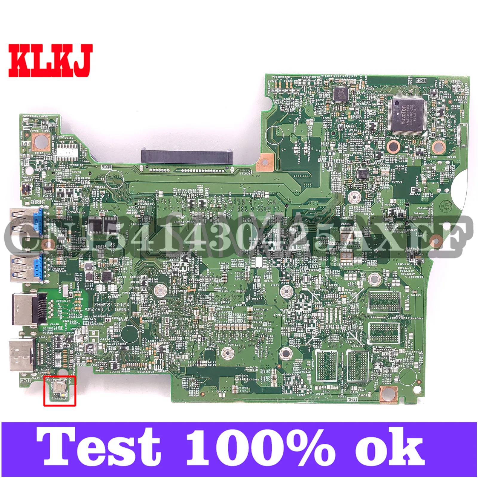 

KLKJ 14217-1M Laotop Motherboard For Lenovo S41-70 Original Mainboard I7-5500U