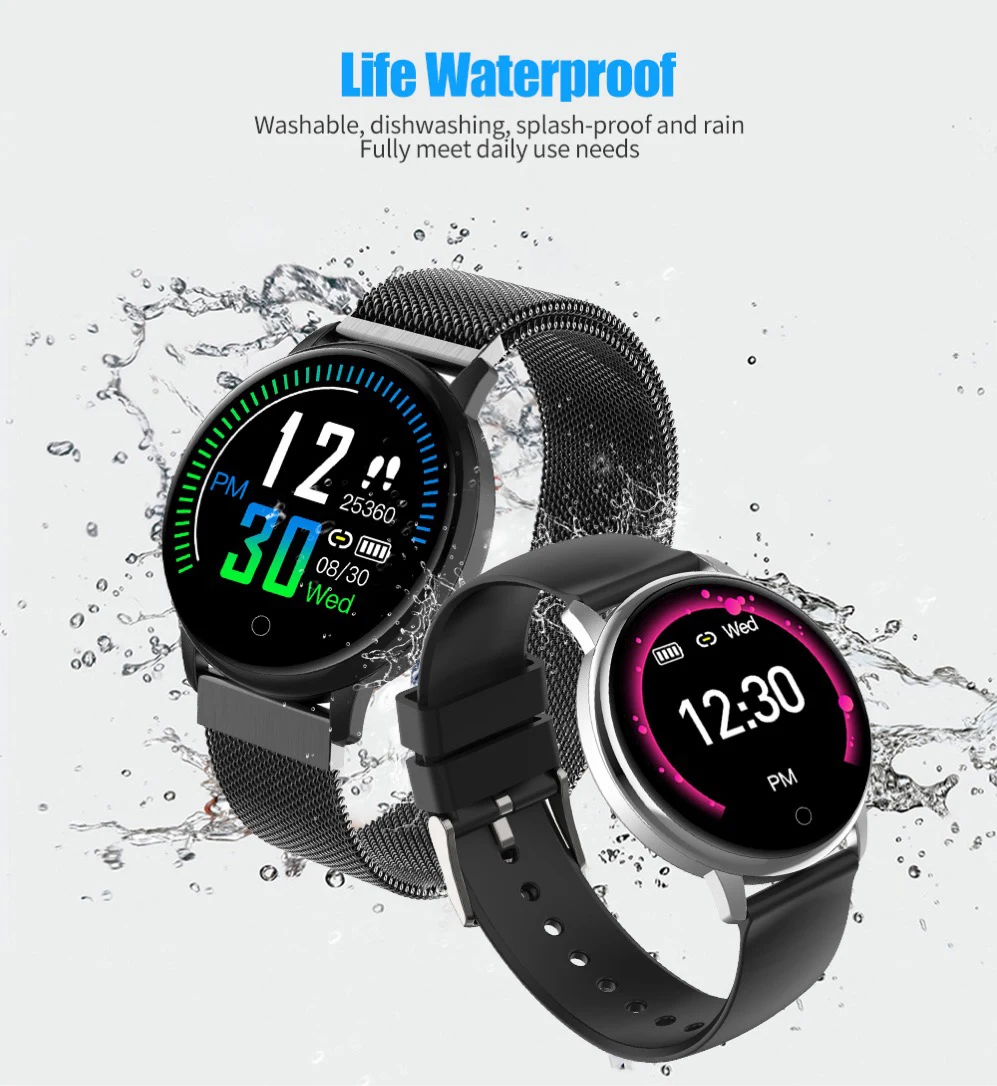 Новинка SENBONO Smartwatch водонепроницаемый монитор кровяного давления сердечного ритма фитнес-трекер для мужчин и женщин Смарт-часы для IOS Android