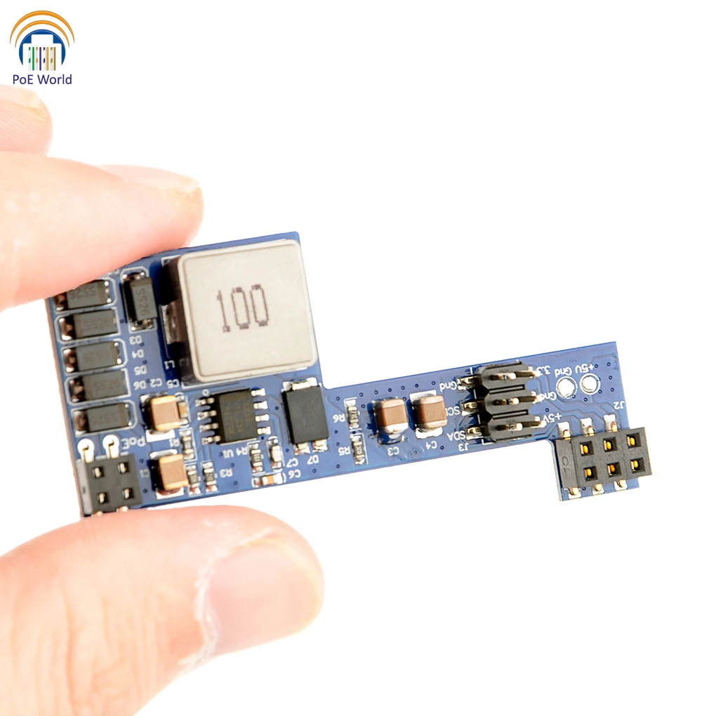 Пассивная печатная плата PoE Pihat для Raspberry Pi 4 Power over ethernet 5 в 2 А обеспечивает питание