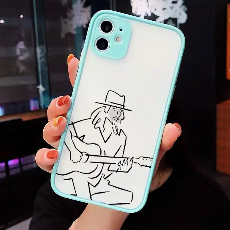 

Movie Killer Leon Matilda Line Art Phone Cases Matte Transparent For iPhone 12 Mini 11 Pro XR XS Max 7 8 Plus