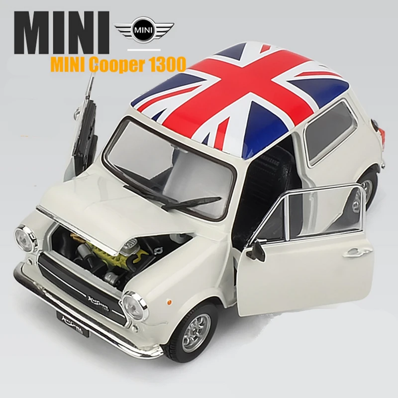 

1:24 MINI Cooper 1300 Classic Retro Alloy Car Model Diecasts & Toy Vehicles Metal Car Model Simulation Collection Childrens Gift