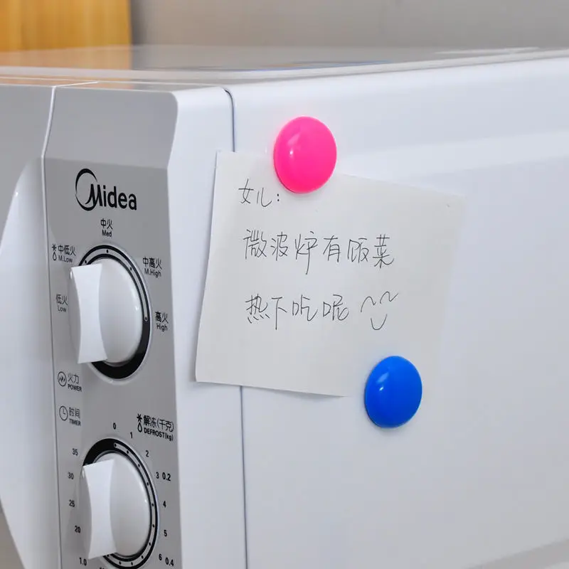 5 шт. холодильник магнитные наклейки творческий цвет круглый магнит для