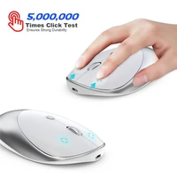 hxsj t36 wireless mouse three modes bluetooth ergonomics optical mute mouse for laptop pc office accessories