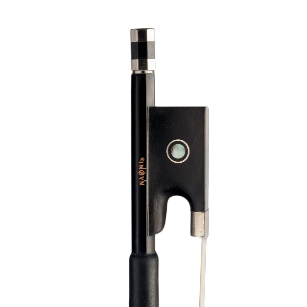 NAOMI 4/4 Size Carbon Fiber Violin BOW Good Quality Ebony Frog Violin Bow New Violin Parts Accessories