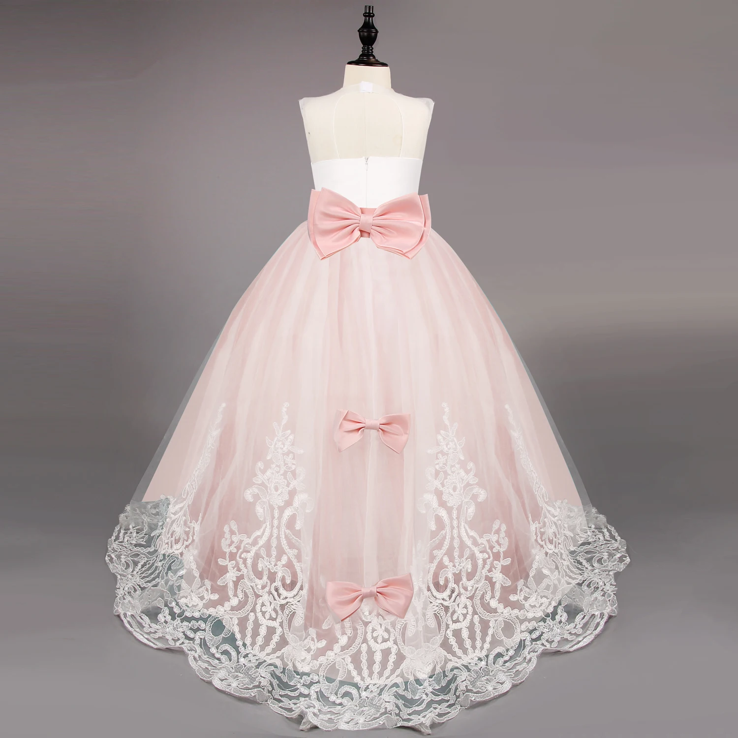 Long Princess Girls Dress Bridesmaid Kids Dresses For Party Wedding 6 10 12 Years | Детская одежда и обувь