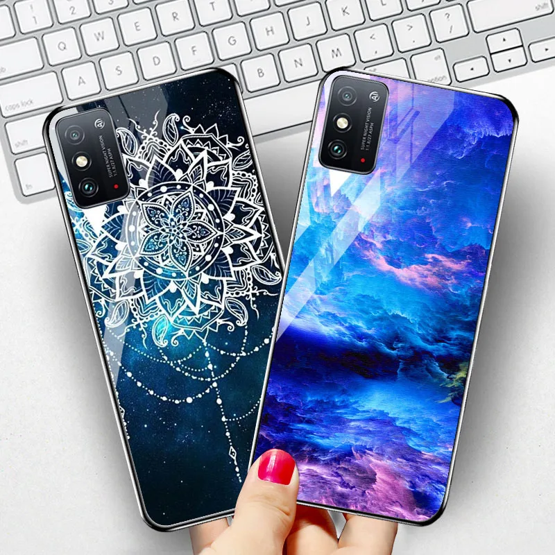 Tempered Glass Cases For Huawei Honor 10X Lite 8X Max Case For Huawei Honor 20 9x Pro 8s 8c 9c 9s 30s 30 Pro 10 Lite Hard Cover