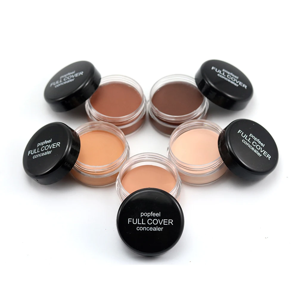 1 шт. 5 цветов крем для лица глаз губ консилера маскирующий макияж основа